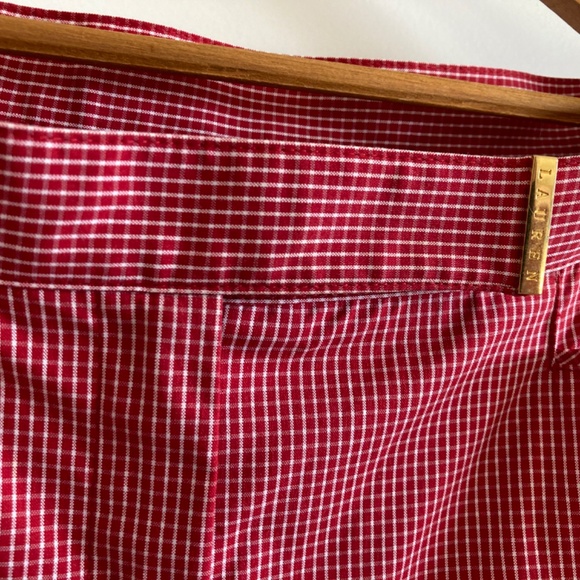 Ralph Lauren Jeans Co Cotton Crop Pants Classic Sz 12-14 - Picture 3 of 9